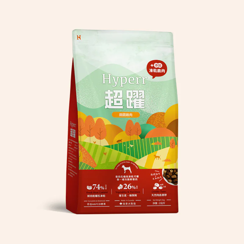 狗狗主食 (鹿肉+雞肉)天然糧佐凍乾 2公斤 狗狗主食 (鹿肉+雞肉)天然糧佐凍乾 2公斤