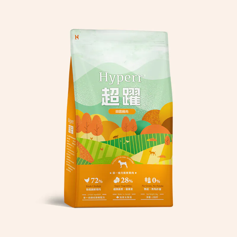 狗狗主食 低敏田園雞肉 無穀天然糧 2公斤 狗狗主食 低敏田園雞肉 無穀天然糧 2公斤